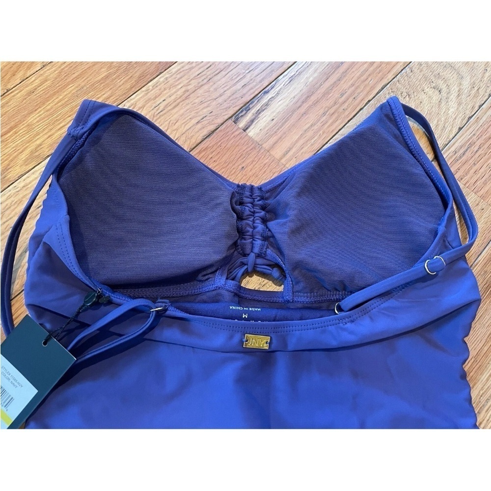 Jones New York Women's Size Medium One-Piece Swimsuit Navy Blue New With Tags - Picture 6 of 15